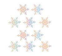 TOYANDONA 10 Pezzi Fiocco a Forma di Fiocco Argento per Accessori Chioma Fai da Te, Facile da Usare, per Progetti Creativi e Decorazioni Natalizie