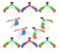 TOYANDONA 10 Pezzi Giocattolo Aquila Bilanciamento Uccello Bilanciamento con Supporto Giocattoli Squilibramento Fisico Giocattolo Decompressione Domestico Squilibrio Bambino Regalo Plastica