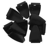 TOYANDONA 10 Pezzi Morsetto per Batteria Gancio Triangolare Nero in Lega di Zinco e Gomma, Accessorio Leggero per Stabilità Migliorata del Cerchio del Tamburo, per Strumenti Musicali