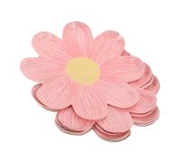 TOYANDONA 10 Pezzi Piatto Piano in Carta Con Fiori Tortiera Piatti Floreali Di Buon Compleanno Piatti Per Torta Con Fiori Piatti Da Dessert Di Compleanno Piatto Di Carta Floreale Rosa