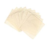 TOYANDONA 10 Pezzi Sacchetti Filtro Alimentare in Cotone con Coulisse Riutilizzabili per Tisane Spezie e Brodi Sacchetti Filtranti per Tè Sfuso e Erbe Aromatiche Naturali Ecologici