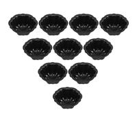 TOYANDONA 10 pezzi Stampi per Torte Mini in Antiadherente Forme Cuore Rotondo Quadrato Teglie Dolci per Feste Compleanno e Anniversari Stampini Cartoon Leggeri e Facili da Conservare