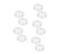 TOYANDONA 10 Set Anello per Ombrellone per Tavolo Compatibile con Ombrelloni da Esterno Facile da Installare e Resistente Temperatura Trasparente per Cortile