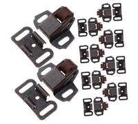 TOYANDONA 10 Set e -mail Hardware per cassetti postali metallo latch della postale bloccare cassette postali per l'esterno da stiro Marrone chiaro