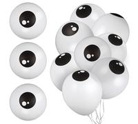 TOYANDONA 100 Palloncini A Forma Di Occhio Di Halloween: Divertenti Palloncini In Lattice Con Stampa Di Occhi Bianchi E Neri Creazioni Fai Da Te Per Feste Di Compleanno Di Halloween