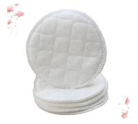 TOYANDONA 100 Pezzi Assorbenti Lavabili per Seno Tre Strati Anticaduta per Protezione Mammaria Usati Durante e Dopo Allattamento Colore Chiaro