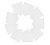 TOYANDONA 100 Pezzi Bustine Filtri per Tè Sfuso Usa e Getta Sacchetti Infusori Alimentari Sicuri con Coulisse Filtro Spezie e Foglie per Tisana e Zuppe Bianco