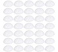 TOYANDONA 100 Pezzi Coppette Assorbilatte Monouso Non Tessuto Bianco, Ultra Sottili Traspiranti Design Autoadesivo e Assorbente, per Allattamento al Seno