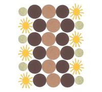 TOYANDONA 100 Pezzi Coriandoli in Carta Blu Boho a Forma di Sole per Shower e Feste di Compleanno, Facili da Usare e Decorazioni Uniche per Tavoli di Matrimonio