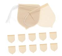 TOYANDONA 100 pezzi Sacchetti Filtranti per Tè Sfuso Usa e Getta con Coulisse Bustine Infusione per Erbe Spezie e Caffè Filtro Fine per Tè e Tisane per Casa e Ristoranti Naturale