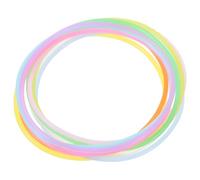 TOYANDONA 100pezzi Braccialetti Silicone Luminescenti Fluorescenti Neon Luminosi Fluo per Feste Discoteca Elastici Morbidi e Resistenti Adatti per Adulti Mix Colori Colore Colore Casuale