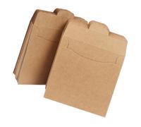 TOYANDONA 100pezzi Custodie in Carta Kraft Per Cd e Dvd Vuoti Design Elegante Resistente Per Archiviazione Di Biglietti e Documenti