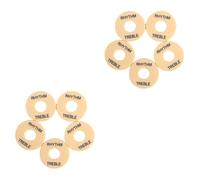 TOYANDONA 10pezzi Anelli Di Ricambio Per Chitarra Elettrica Washers Per Piastra Di Attivazione Del Ritmo e Treble Facile Installazione e Materiale Durevole