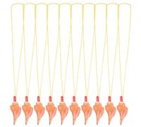 TOYANDONA 10pezzi Fischietto Forma Per Giocattolo Fischietto Da Campeggio Per Addestramento Decorativo Con Cordini Per Feste e Bomboniere
