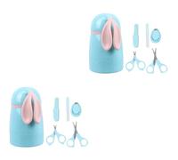 TOYANDONA 10pezzi Forbicine Per Unghie Per Ragazzo Ragazza Kit Manicure Con Tagliaunghie e Sicuro e Leggero Design Adorabile Per La Delle Unghie Dei Ragazzo Ragazza Blu
