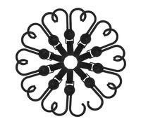 TOYANDONA 10pezzi Ganci Per Carrozzina e Bicicletta Multi-funzione Supporto Robusto Per Borse Della Spesa e Accessori Compatibile Con Passeggini e Veicoli Elettrici