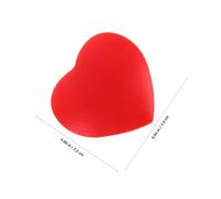 TOYANDONA 12 Assorbitori per Silicone Rosso Forma Cuore Shock Facile Installare per Giocatori Tennis Accessori per Partite e Allenamenti