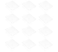 TOYANDONA 12 Pezzi Custodie CD Dvd Trasparenti Ultra Sottili con Pellicola Protettiva Scatole Portatili per Archiviazione Media Video Organizer con Inserto per Etichette per Home Cinema