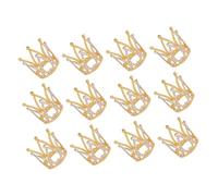 TOYANDONA 12 Pezzi Mini Tiara Cake Topper per Corona Principessa per Decorazioni Compleanno Ornamento Corona Piccola per Fiori Accessorio Headpiece per Party e Shower