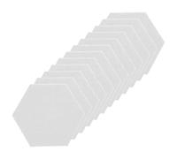 TOYANDONA 12 Pezzi Pannello fonoassorbente esagonale portachiavi di perle piastrelle insonorizzate arredamento pannello murale insonorizzato pannello acustico foto provato 3d