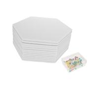 TOYANDONA 12 Pezzi Tampone insonorizzante esagonale piastrella da parete ktv pannelli fonoassorbenti in schiuma materiale fonoassorbente pannello fonoassorbente esagono provato