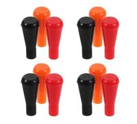 TOYANDONA 12 Punte per Frecce in Gomma 8mm Set da 12 Pezzi Colorate per Allenamento Tiro L' Sicurezza per Caccia e Giochi di Precisione Protezione Bersaglio