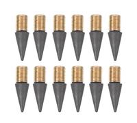 TOYANDONA 12Pezzi Pencil Replaceable Head Senza Inchiostro Nero in Lega e Graphite, per Studenti, School Stationery e Disegno