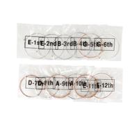 TOYANDONA 12pezzi Per Chitarra Fosforoso Rame Per Chitarra Folk Tensioni Standard Per Brillanti e Duraturi Per Musicisti