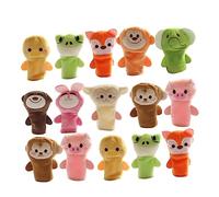 TOYANDONA 15pezzi Marionette Da Dito Animali Peluche Giocattoli Interattivi Per Ragazzo Ragazza Per Raccontare Storie e Giocare Sicuri e Morbidi Per Ragazzo Ragazza e Ragazzo Ragazza Piccoli