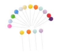 TOYANDONA 16 Decorazioni per Torte con Palloncini Miniatura per Compleanni Matrimoni e Topper Colorati per Cupcake e Torte Aggiungi un Tocco AI Tuoi Eventi Festivi