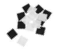 TOYANDONA 16 Tappeto Miniatura Per Casa Delle Interconnessi Nero e Bianco Decorazione Per Scenari e Mobili Miniature Facile Da Installare Per Spazi Compatti