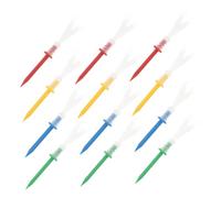 TOYANDONA 16 Tee Plastica e Altezza Costante Resistente Colpi Design Antiattrito per Colpi Lunghi e Precisi Colori Misti Random Colore Casuale
