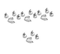 TOYANDONA 16pezzi Plettro Per Dito Metallo Protettori Multifunzionali Per Chitarra e Banjo Design Elegante e Durevole Facili Da Riporre e Trasportare