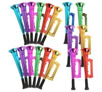 TOYANDONA 18pezzi Tromba Da Stadio Per Ragazzo Ragazza Strumenti Musicali Corno Mini Tromba Per Feste Giocattoli Rumorosi Portatili