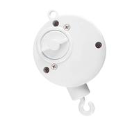 TOYANDONA 1pezzi Giostrina Musicale Per Culla Con Gancio Plunger Box Musicale Per Movimento e Campanellino Bianco