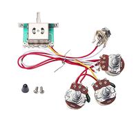 TOYANDONA 1set Cablaggio Per Chitarra Elettrica Interruttore Volume e Poti Kit Per Sostituzione