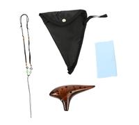 TOYANDONA 1set Completo Ocarina Ceramica Di Alta Qualità Con Strumento Musicale Portatile Per Principianti Include Tutorial e Borsa Protettiva Suono Naturale e Melodioso