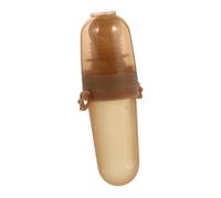 TOYANDONA 1set Feeder Frutta Per Giocattolo Dentaruolo Creativo e Sicuro Per Svezzamento Facile Da Pulire e Trasportare Beige