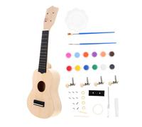 TOYANDONA 1set Kit Per Ukulele Legno Strumento Musicale Creativo Per Facile Da Montare Educativo e Resistente Completo Per Artigianato Manuale