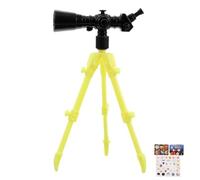 TOYANDONA 1set Mini Telescope Dollhouse Accessories Elegant Landscape Decor with Planet Decal Unique for Astronomy Portable and Lightweight Design for Star Gazing