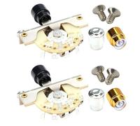 TOYANDONA 1set Selettore Pickup Elettrico Vie Per Chitarra Elettrica Con Design Leggero e Resistente Migliora La Qualità Del Suono e Facilita Uso Movimento