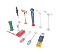TOYANDONA 1Set Stradali per e Coni per Insegnamento delle del per attività Didattiche e Decorazioni Tema Trasporti