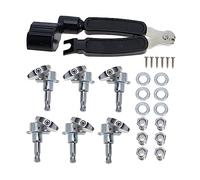 TOYANDONA 1set Strumenti Per Chitarra Elettrica e Ukulele Avvolgitore Manuale e Tagliacorde Strumenti Per La Manutenzione Delle Corde Design Ergonomico Per Musicisti Ottimo Per Principianti