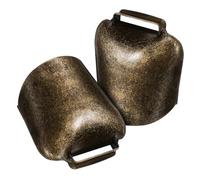 TOYANDONA 2 Campanelli Per Bovini E Pecore Campanaccio Per Mucche Con Tintinnio Campana Per Animali Campana Da Pastore In Bronzo Campanaccio Per Mucche Campanaccio Per