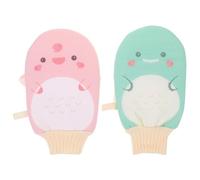 TOYANDONA 2 Esfolianti in Loofah per Doccia Guanto per Scrub e Accessorio per Della Materiale Uso e Raggiungimento Facile Della Schiena