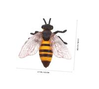 TOYANDONA 2 Figurine Realistiche Animale Educativo Sicuro Didattico Portatile Cake Topper per Progetti Scientifici e Compleanni