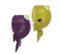 TOYANDONA 2 Giocattoli da Bagno per Balena Galleggiante in Plastica Robusta Sicuri e Divertenti per Bagnetto e Giochi in Favoriscono Genitore Figlio