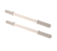 TOYANDONA 2 Manopole per Cavalluccio Dondolo in Plastica Antiscivolo Manici Avvitati Ergonomici per Ricambio per Giocattoli Cavallo Dondolo Facile Installazione Materiale Sicuro Bianco