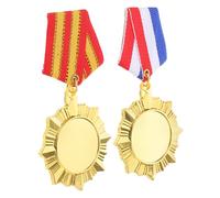 TOYANDONA 2 Medaglie Onore Patriottiche con Nastri Metallo per Veterani Decorazioni Indipendenza Spilla Memoriale per Ritirati