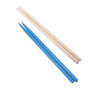 TOYANDONA 2 Paia bacchette legno glowstick lightstick cane di peluche bastoncini da libbra per l'esercizio bacchette per bambini strumento musicale batteria bacchetta del tamburo 7a Di legno